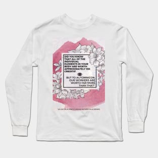 Did you Know? Pink Floral Long Sleeve T-Shirt